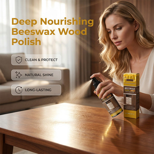 Natural Beeswax Wood Cleaner and Polish