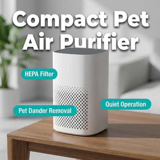 Compact Desktop Air Purifier with Aromatherapy Diffuser