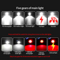 90° Rotating LED Headlamp & Flashlight