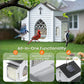 Church-Shaped Solar-Powered Bird Feeder