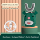 🎁⏰Kids' U-Shaped Automatic Electric Toothbrush