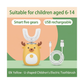🎁⏰Kids' U-Shaped Automatic Electric Toothbrush