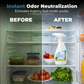 Compact & Powerful Refrigerator Deodorant Cleaner