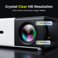 Portable Mini HD Projector for Home Entertainment