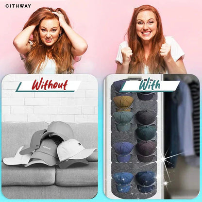 hanging cup holder with multiple pockets