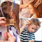 🎋 Bamboo Styling Double-Sided Fine Teeth Comb | Removes Lice & Dandruff | Ergonomic Grip | All Hair Types | For Adults, Kids & Pets 🌿✨