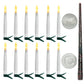 Magical Wand Remote Floating LED Taper Candles Set