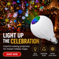 💥Rotating Christmas Projector Bulb | 16 Patterns