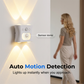 Motion Sensor Wall Light with Remote