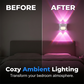 Motion Sensor Wall Light with Remote
