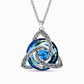 Women's Celtic Knot Birthstone Pendant Necklace🌀📿