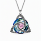 Women's Celtic Knot Birthstone Pendant Necklace🌀📿