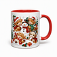 Festive Christmas Snowman Ceramic Mug