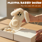 Cute Rabbit Ears Furry Phone Case