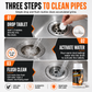 80 Count Drain Cleaning Effervescent Tablets for Pipe and Sewer Maintenance Suitable for Various Drains
