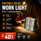 💡Portable Solar Work Light with 4 Lighting Modes