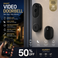 Monitor Your Door Instantly! 1080P AI Human Detection Video Doorbell